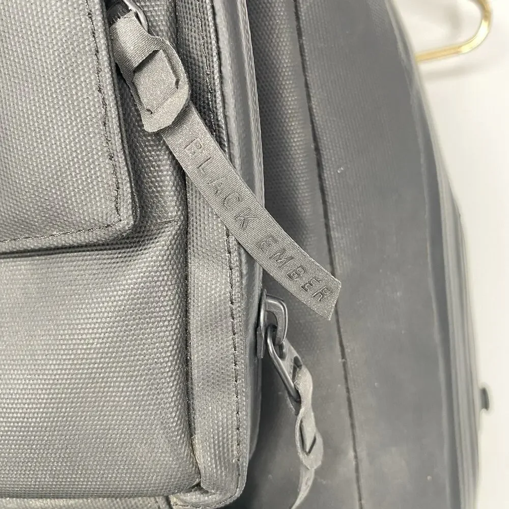 Black Ember Citadel Modular Backpack Black Tech Laptop Travel Commuter Bag